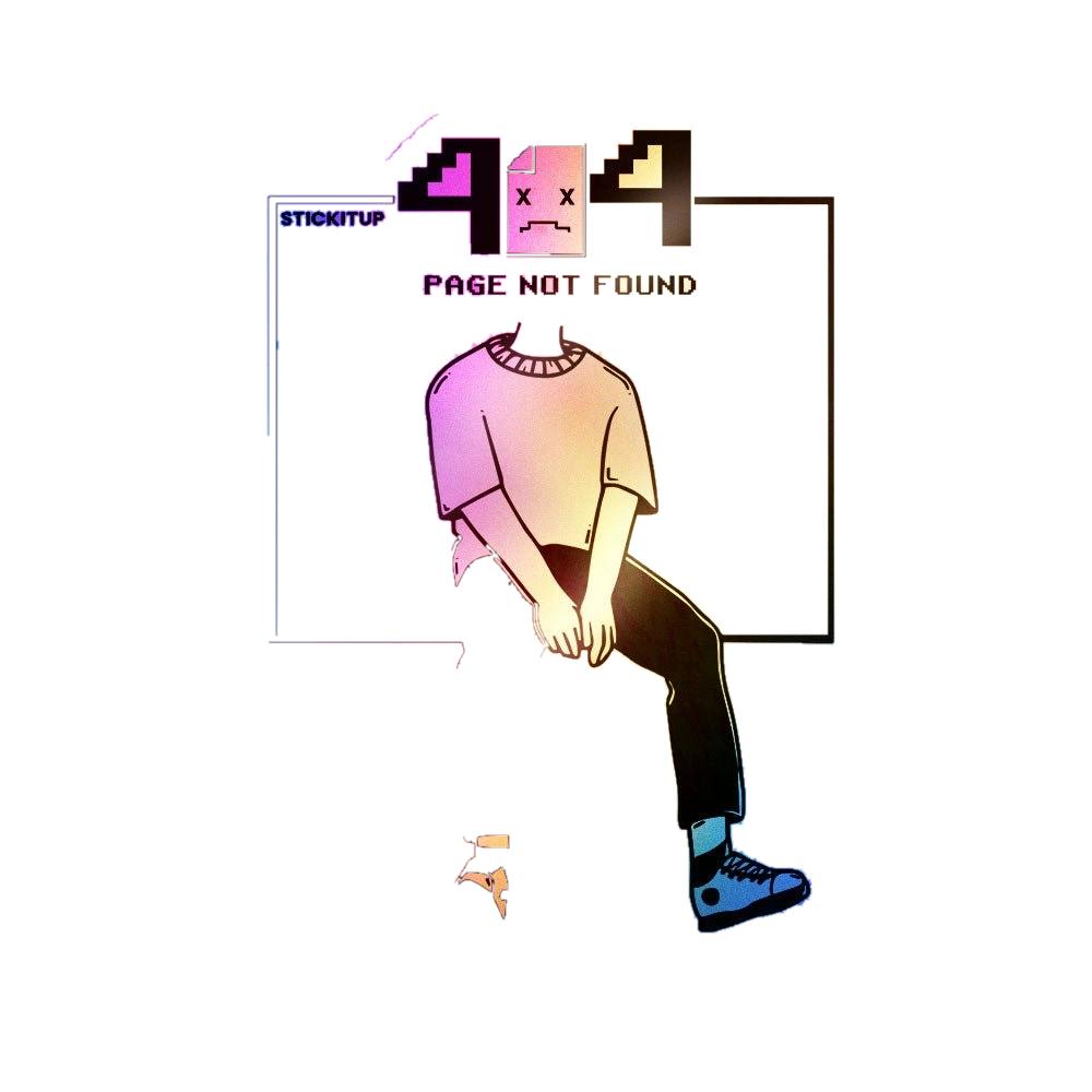404 Holographic Stickers